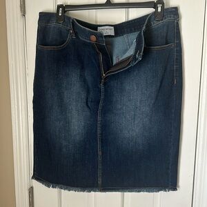 Lane Bryant Size 20 Blue Jean Skirt